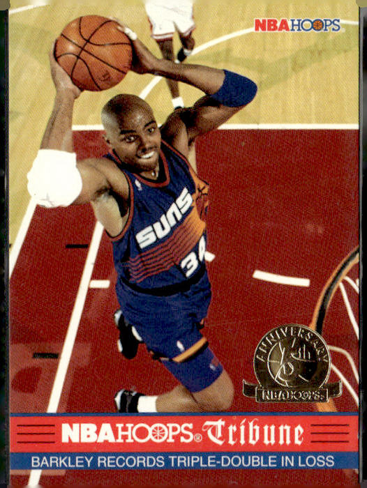 1993-94 Hoops #295 Charles Barkley Fifth Anniversary Gold