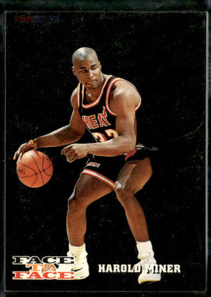 1993-94 Hoops #FTF10 Harold Miner / Michael Jordan Face to Face