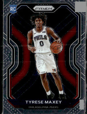 2020-21 Panini Prizm #256 Tyrese Maxey