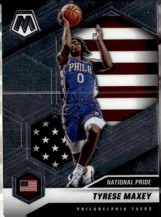 2020-21 Panini Mosaic #259 Tyrese Maxey