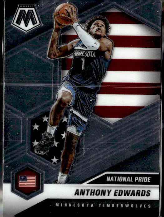2020-21 Panini Mosaic #252 Anthony Edwards