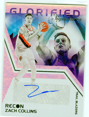 2020-21 Panini Recon #GS-ZCL Zach Collins Glorified Signatures
