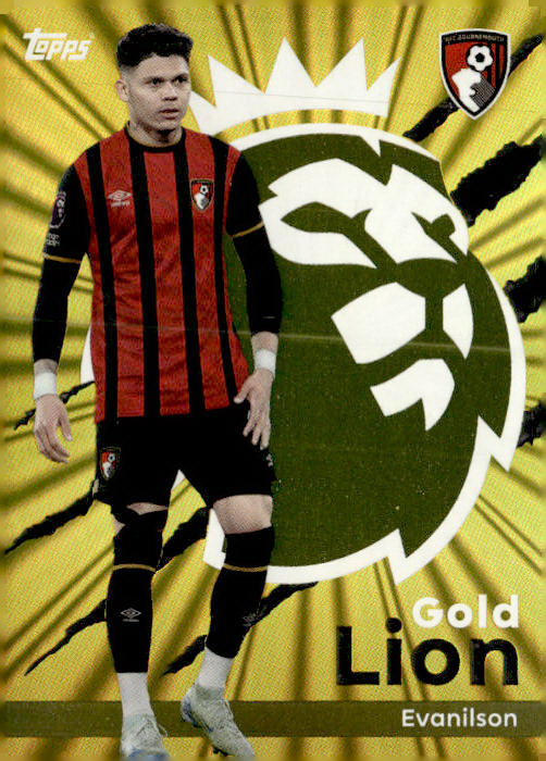 2025-26 Topps Premier League #GL 3 Evanilson Gold Lions