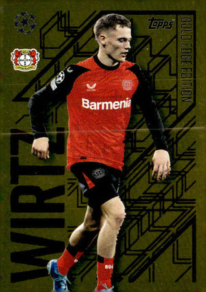 2024-25 Topps Match Attax #GE8 Florian Wirtz Gold Edge Edition