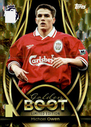 2025-26 Topps Premier League #GB 3 Michael Owen Golden Boot Limited Editions