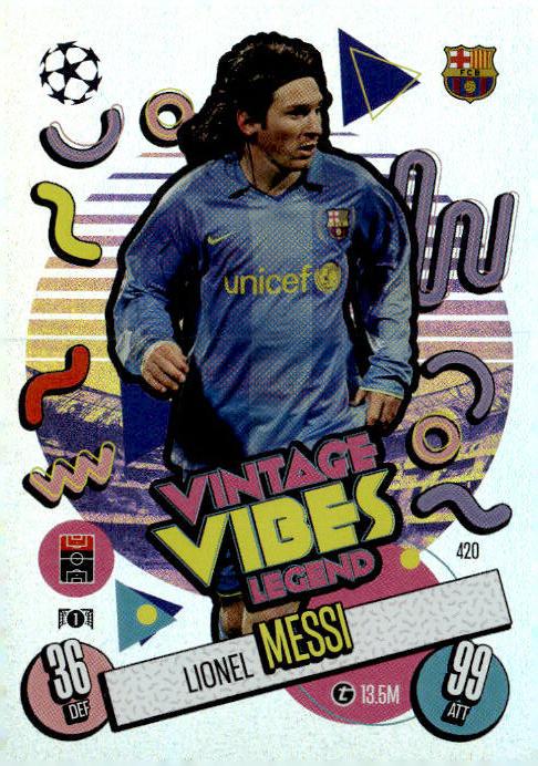 2024-25 Topps Match Attax UEFA Club Competitions #420 Lionel Messi 1st Edition