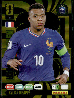 2026 Panini Adrenalyn XL FIFA World Cup #5 Kylian Mbappe