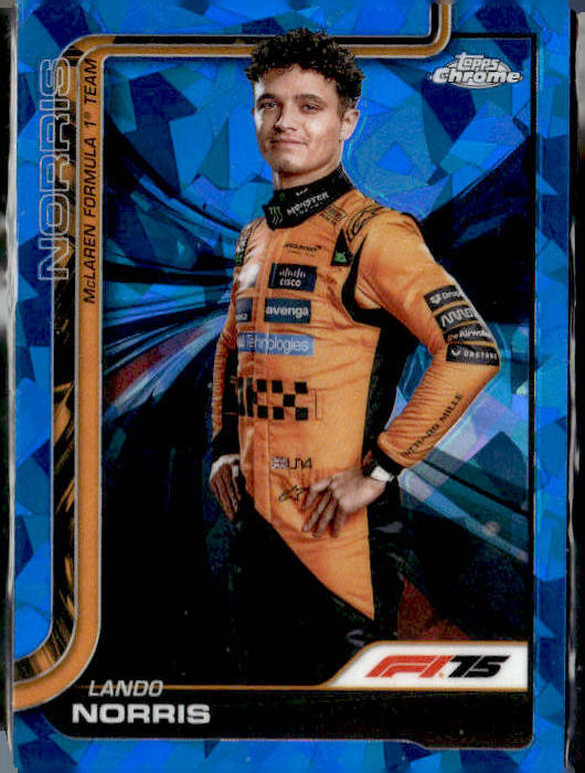 2025 Topps Chrome Sapphire Edition Formula 1 #5 Lando Norris