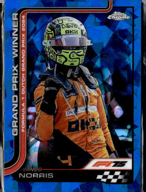 2025 Topps Chrome Sapphire Edition Formula 1 #107 Lando Norris