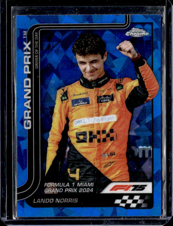 2025 Topps Chrome Sapphire Edition Formula 1 #127 Lando Norris