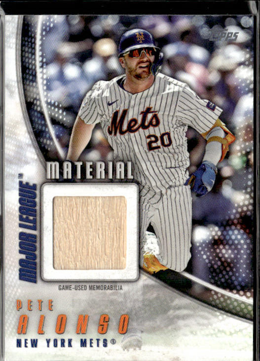 2025 Topps #MLM-PA Pete Alonso Major League Material Relics (Series One)