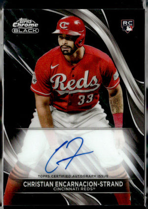 2024 Christian Encarnacion-Strand Chrome Black Autographs