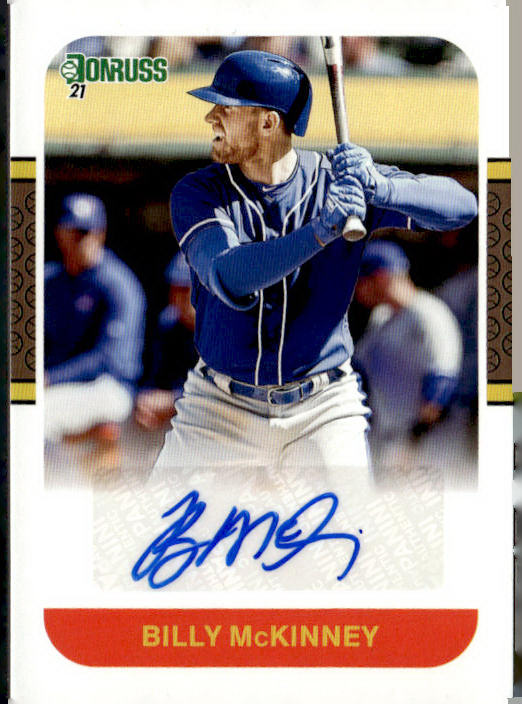 2021 Donruss #87S-BM Billy McKinney Retro 1987 Signatures