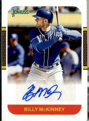 2021 Donruss #87S-BM Billy McKinney Retro 1987 Signatures
