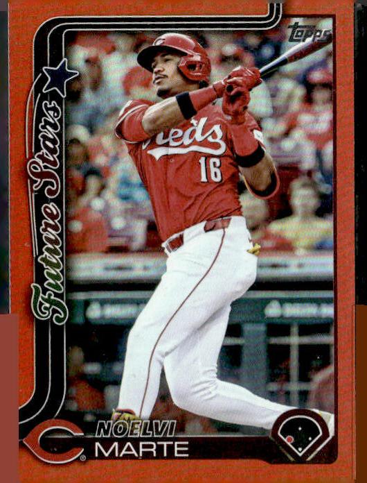 2025 #628 Noelvi Marte Orange Holo Foil