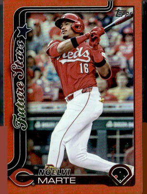 2025 #628 Noelvi Marte Orange Holo Foil