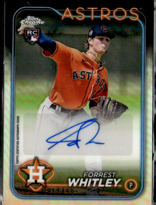 2024 Topps Chrome Update #AC-FWH Forrest Whitley Autographs Refractors #/499