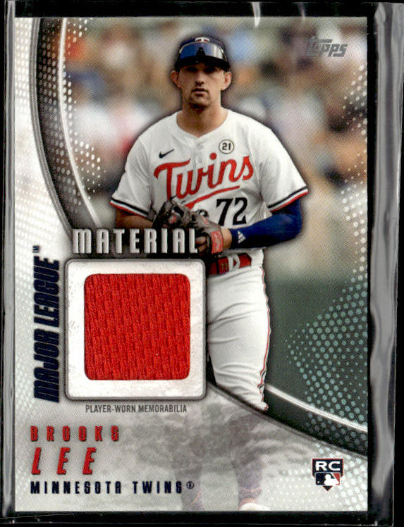 2025 Topps #MLM2-BL Brooks Lee Major League Material Relics (Series Two)