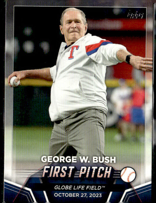 2024 Topps #FP-5 George W. Bush First Pitch