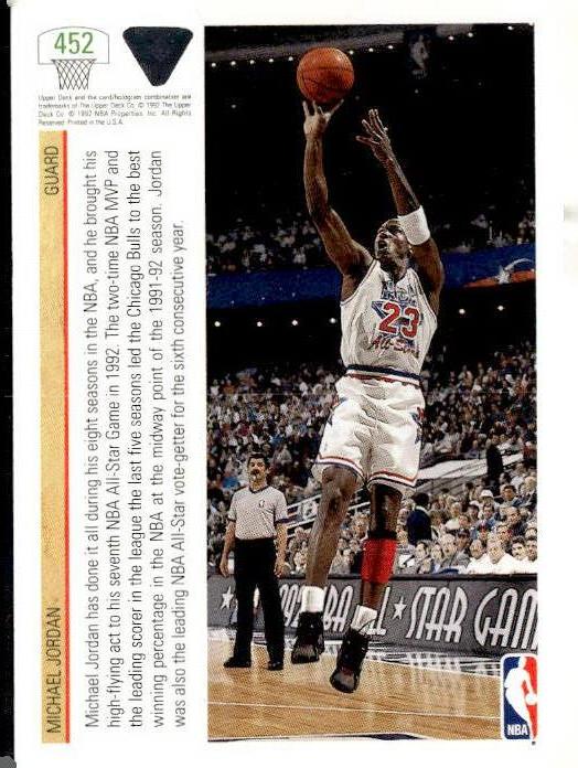 1991-92 Upper Deck #452 Michael Jordan