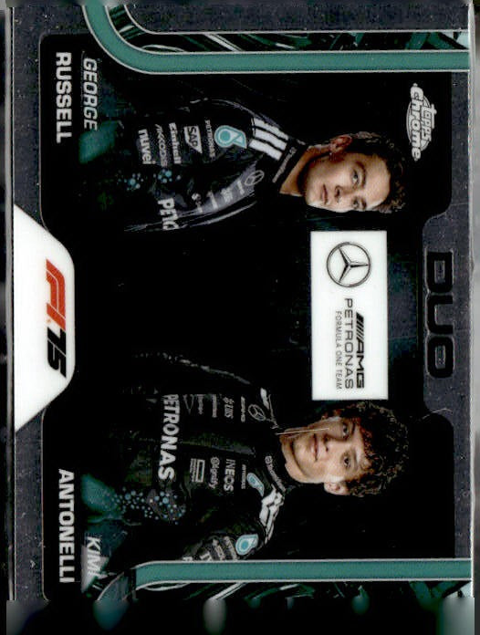 2025 Topps Chrome Formula 1 #167 George Russell / Kimi Antonelli
