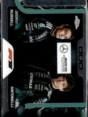 2025 Topps Chrome Formula 1 #167 George Russell / Kimi Antonelli