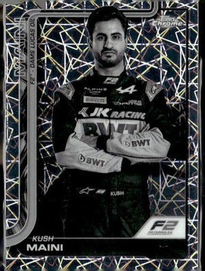 2025 #32 Kush Maini Black & White Lazer Refractor
