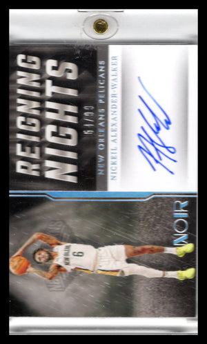 2020-21 Noir #RN-NAW Nickeil Alexander-Walker Reigning Nights Signatures #/99