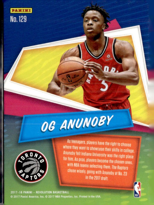 2017-18 Panini #129 OG Anunoby Chinese New Year