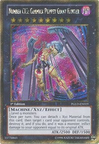 1st Edition Number C15: Gimmick Puppet Giant Hunter [PGLD-EN019 Near Mint] Gold Secret Rare