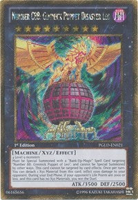 1st Edition Number C88: Gimmick Puppet Disaster Leo [PGLD-EN021 Near Mint] Gold Secret Rare