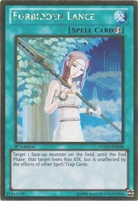 1st Edition Forbidden Lance [PGLD-EN048 Near Mint] Gold Rare