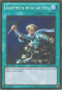 1st Edition Reinforcement of the Army [PGLD-EN058 Near Mint] Gold Rare