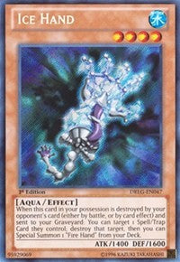 Unlimited Ice Hand [DRLG-EN047 Lightly Played] Secret Rare