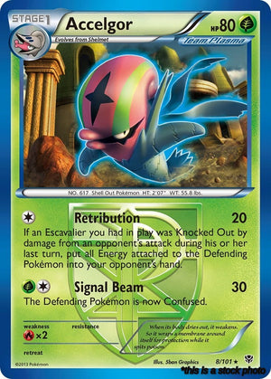 8/101 Accelgor (Team Plasma) Rare Normal