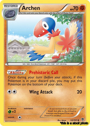 Reverse Holofoil Archen [53/101 Lightly Played ]