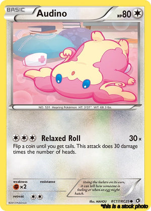 Holofoil Audino [RC17/RC25 Near Mint ]
