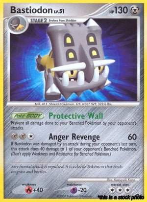 Rare Bastiodon [001/017 Near Mint ]
