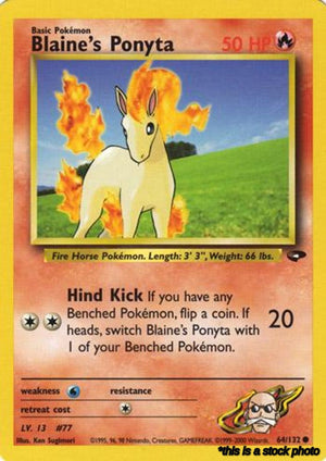 064/G2 Blaine's Ponyta Common Unlimited