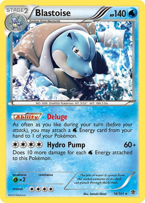 Holo Rare Blastoise [16/101 Damaged ]
