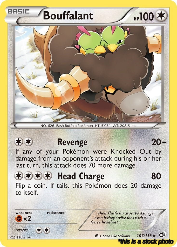 Uncommon Bouffalant [107/113 Moderately Played ]