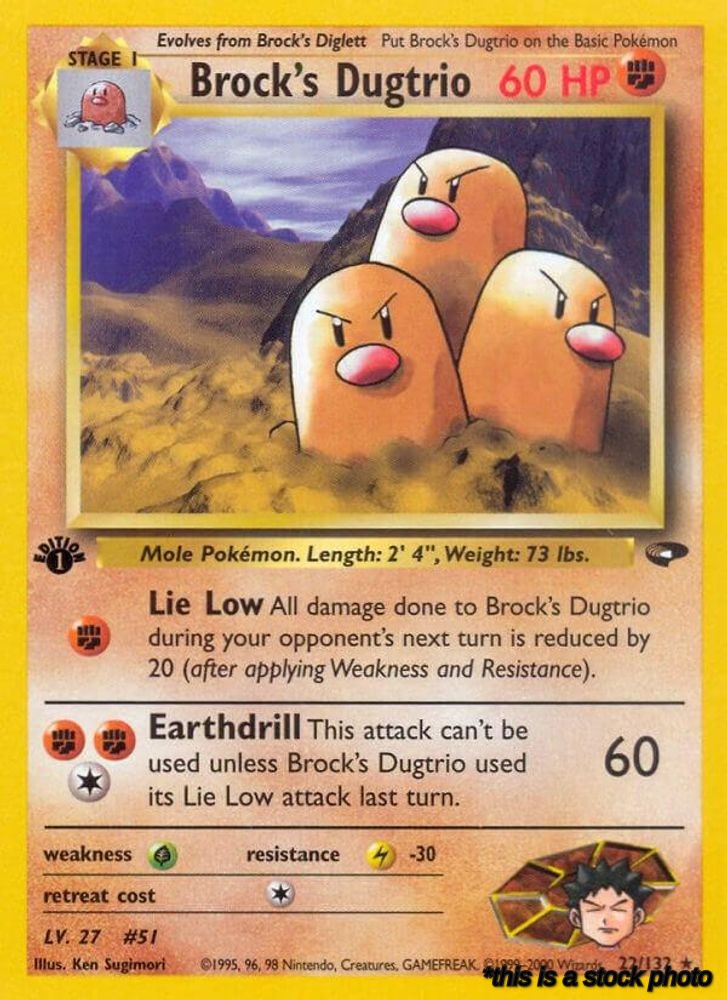 Brock's Dugtrio