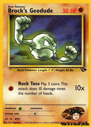 068/132 Brock's Geodude Common Unlimited