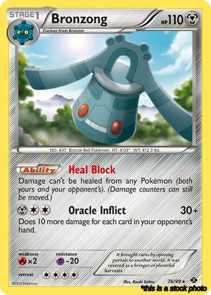 76/99 Bronzong Rare Reverse Holofoil