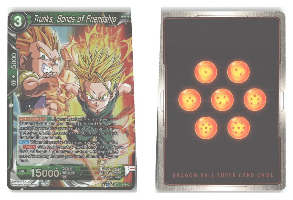 Trunks, Bonds of Friendship