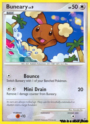 Reverse Holofoil Buneary [94 Moderately Played ]