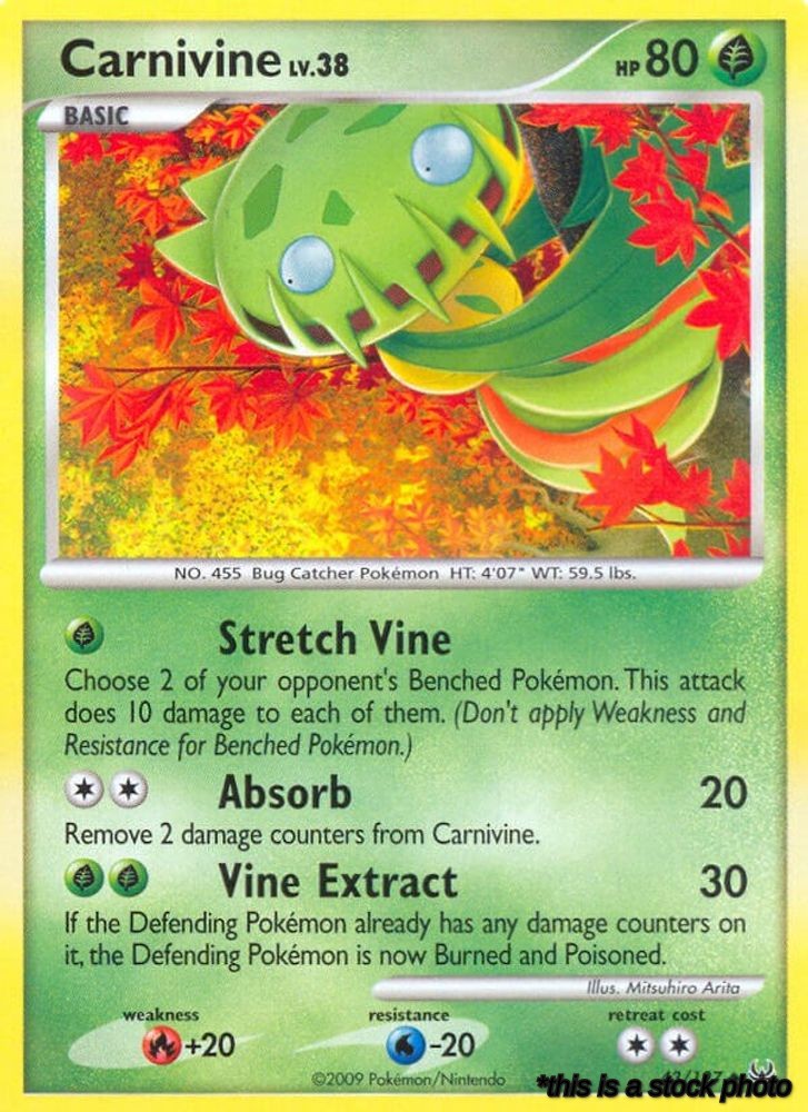 Uncommon Carnivine (43) [43/127 Lightly Played ]