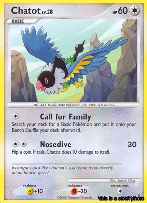 Reverse Holofoil Chatot [95 Moderately Played ]