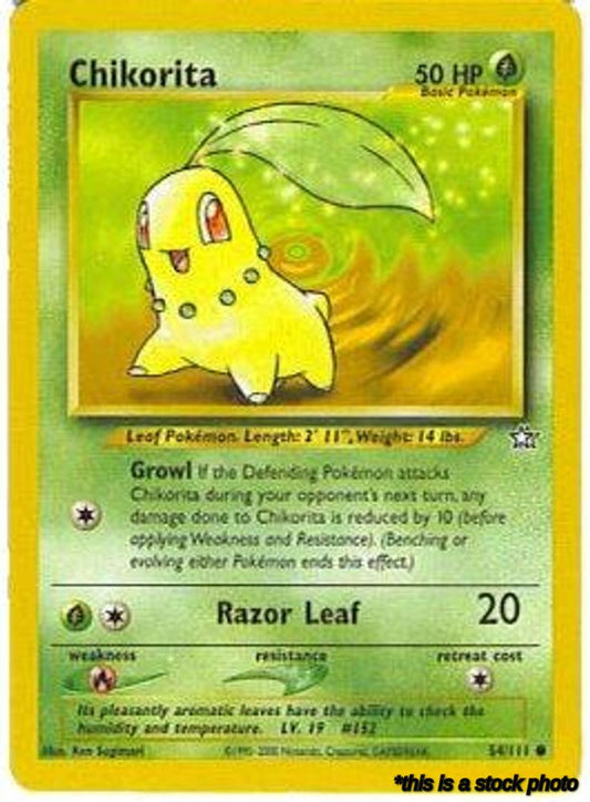 54/111 Chikorita (54) Common Unlimited