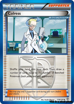 118/135 Colress (Team Plasma) Uncommon Normal